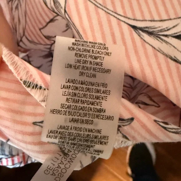 Tommy Hilfiger Pink Floral V-Neck Maxi Dress - Picture 5 of 6